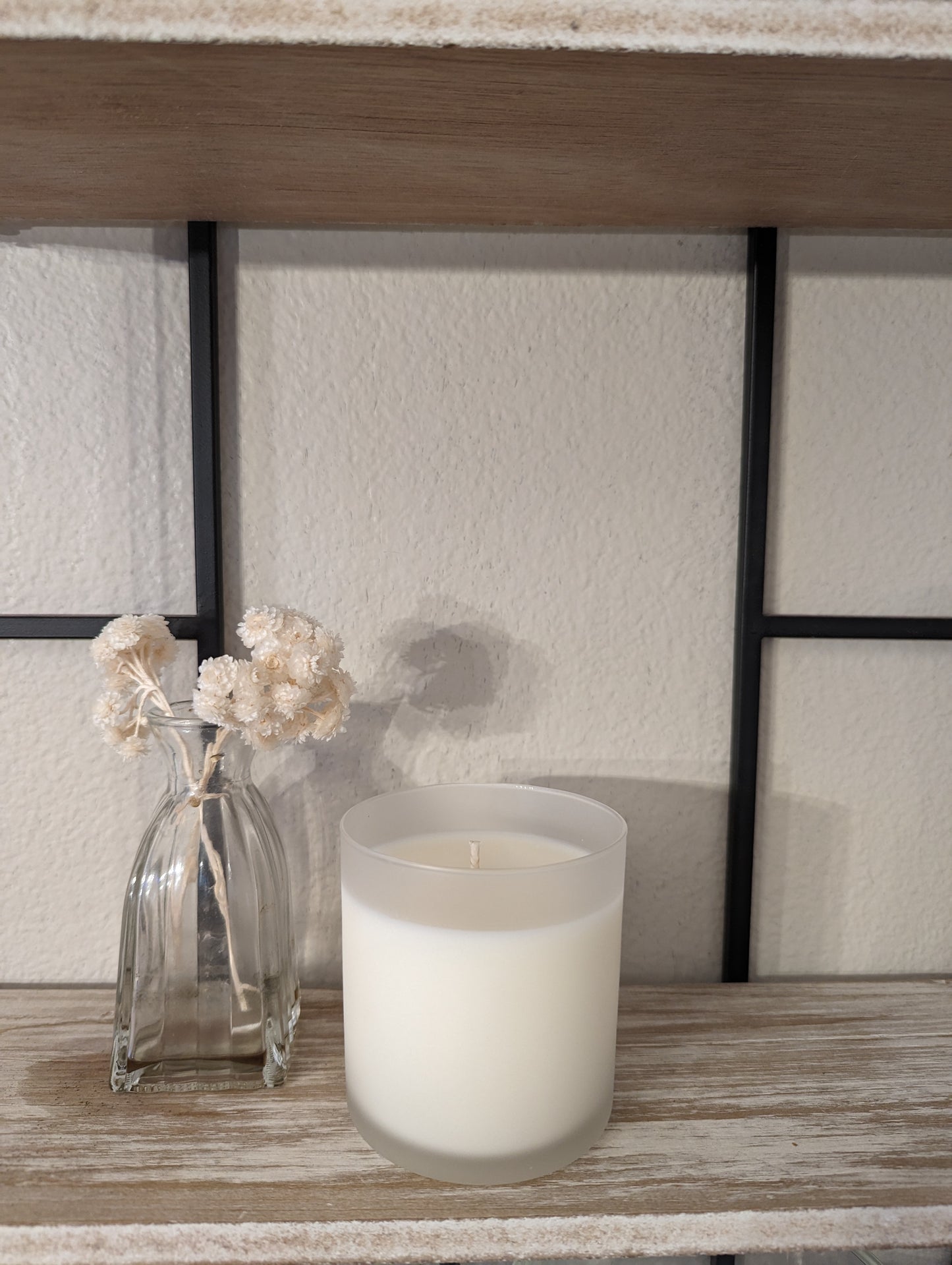 Frosted Glass 9oz Tumbler Soy Wax Candle