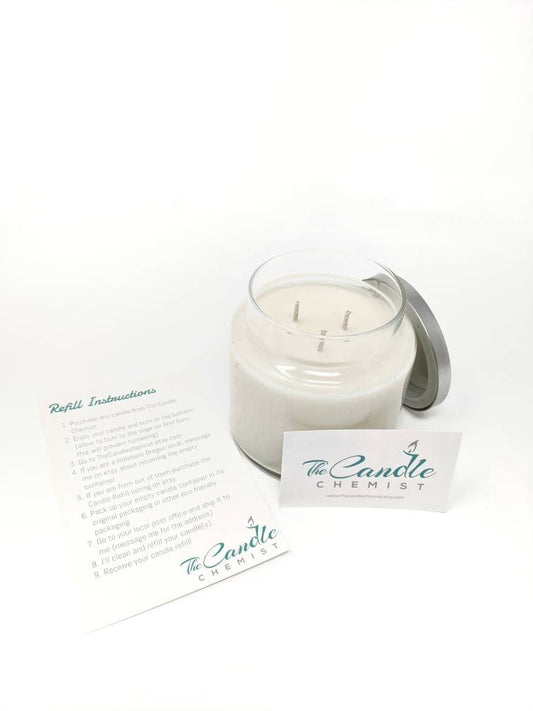 Zero waste Candle Refill/ Ship-back used candles/ refillable candles/ environmentally friendly/ 25- 50% off original price