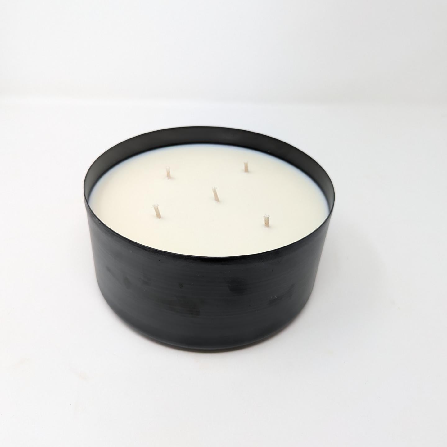 Extra Large Black 40oz 5-wick Tumbler Soy Wax Candle