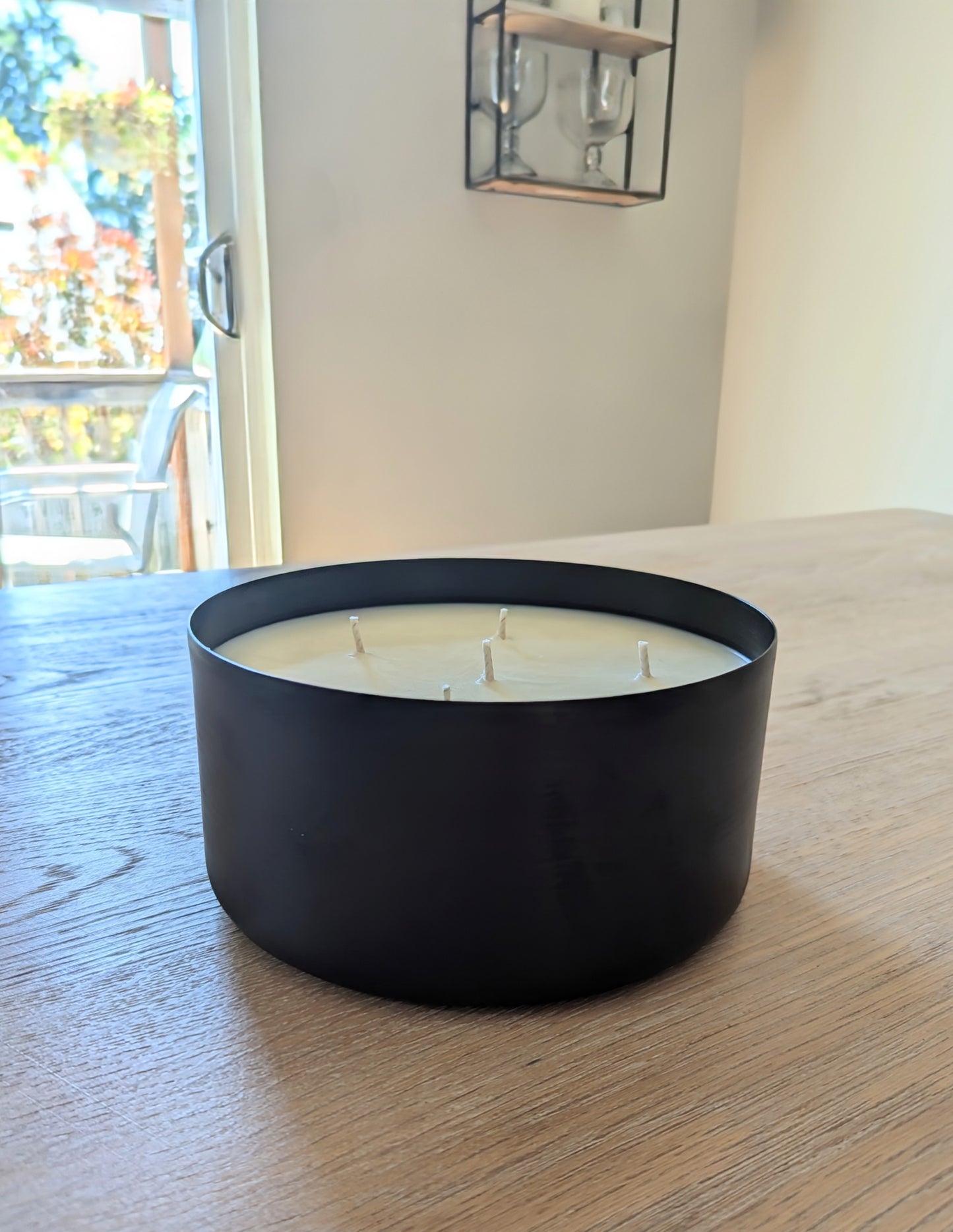 Extra Large Black 40oz 5-wick Tumbler Soy Wax Candle